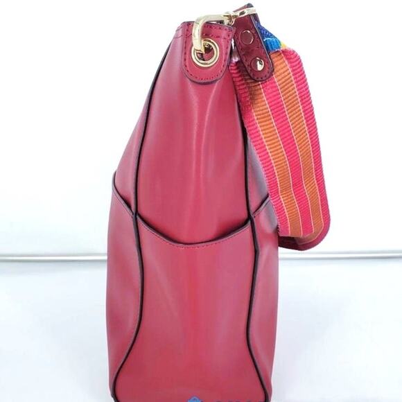 Bostanten Lotty Leather Hobo Bucket Tote Bag - Picture 11 of 12